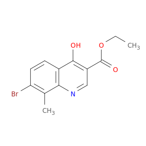 3-Quinolinecarboxylic acid, 7-bromo-4-hydroxy-8-methyl-, ethyl ester
