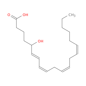 6,8,11,14-Eicosatetraenoicacid, 5-hydroxy-, (6E,8Z,11Z,14Z)-