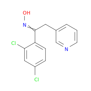 Ethanone, 1-(2,4-dichlorophenyl)-2-(3-pyridinyl)-, oxime