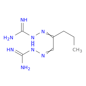 Hydrazinecarboximidamide,2,2'-(1-propyl-1,2-ethanediylidene)bis- (9CI)