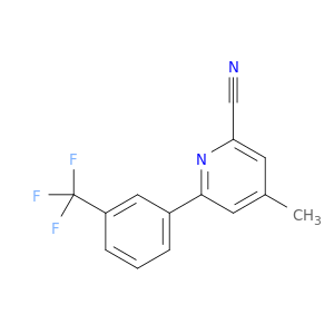 2-Pyridinecarbonitrile, 4-methyl-6-[3-(trifluoromethyl)phenyl]-