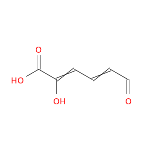 2,4-Hexadienoic acid, hydroxy-6-oxo-