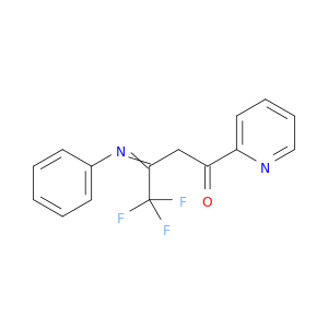 1-Butanone, 4,4,4-trifluoro-3-(phenylimino)-1-(2-pyridinyl)-