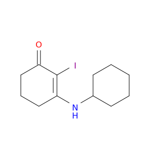 2-Cyclohexen-1-one, 3-(cyclohexylamino)-2-iodo-