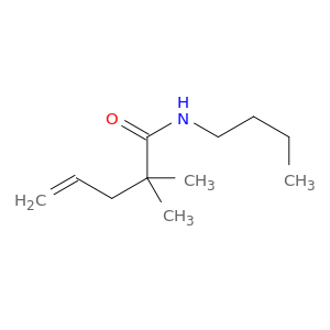 4-Pentenamide, N-butyl-2,2-dimethyl-