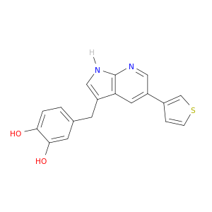 1,2-Benzenediol, 4-[[5-(3-thienyl)-1H-pyrrolo[2,3-b]pyridin-3-yl]methyl]-