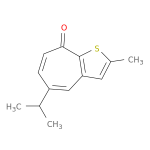 8H-Cyclohepta[b]thiophen-8-one, 2-methyl-5-(1-methylethyl)-