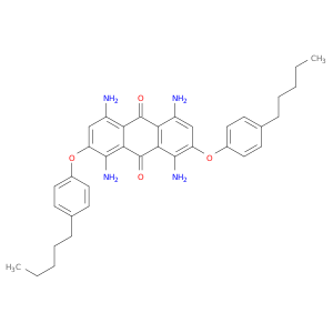 9,10-Anthracenedione, 1,4,5,8-tetraamino-2,7-bis(4-pentylphenoxy)-