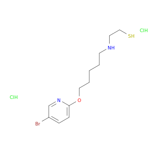 2-({5-[(5-bromopyridin-2-yl)oxy]pentyl}amino)ethanethiol dihydrochloride
