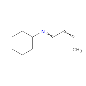 Cyclohexanamine, N-2-butenylidene-