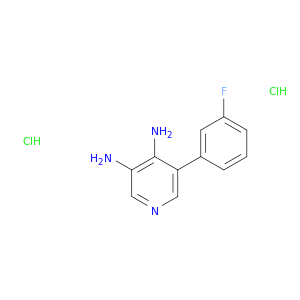 5-(3-Fluorophenyl)pyridine-3,4-diamine dihydrochloride