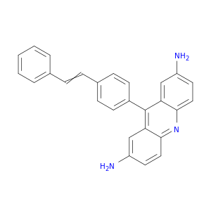 2,7-Acridinediamine, 9-[4-(2-phenylethenyl)phenyl]-
