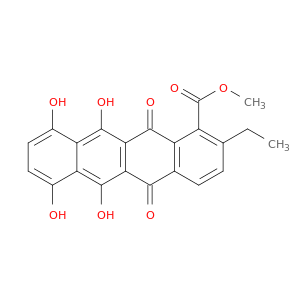 methyl 2-ethyl-6,7,10,11-tetrahydroxy-5,12-dioxo-5,12-dihydrotetracene-1-carboxylate