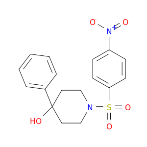 4-Piperidinol, 1-[(4-nitrophenyl)sulfonyl]-4-phenyl-