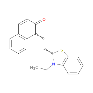 1-[[3-乙基-2(3H)-苯并噻唑亚基]亚乙基]-2(1H)-萘酮
