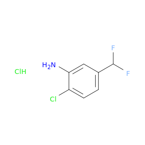 2-chloro-5-(difluoromethyl)aniline hydrochloride