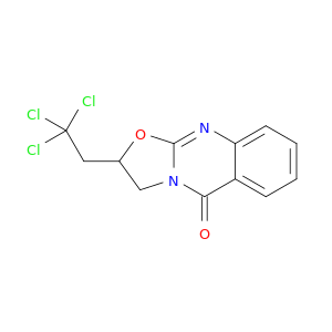 5H-Oxazolo[2,3-b]quinazolin-5-one, 2,3-dihydro-2-(2,2,2-trichloroethyl)-
