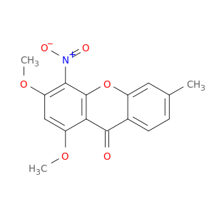 9H-Xanthen-9-one, 1,3-dimethoxy-6-methyl-4-nitro-