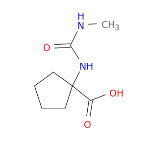 1-(3-Methylureido)cyclopentane-1-carboxylic acid