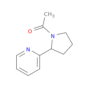 Pyrrolidine, 1-acetyl-2-(2-pyridinyl)-