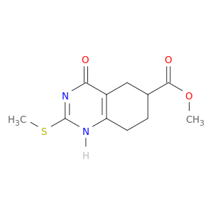 6-Quinazolinecarboxylicacid, 3,4,5,6,7,8-hexahydro-2-(methylthio)-4-oxo-, methyl ester