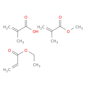 ethyl prop-2-enoate; methyl 2-methylprop-2-enoate; 2-methylprop-2-enoic acid