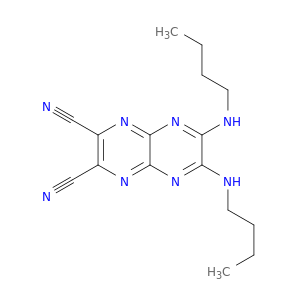 Pyrazino[2,3-b]pyrazine-2,3-dicarbonitrile, 6,7-bis(butylamino)-