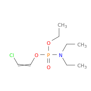 Phosphoramidic acid,diethyl-, 2-chloroethenyl ethyl ester (9CI)