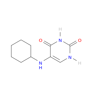 2,4(1h,3h)-pyrimidinedione, 5-(cyclohexylamino)-