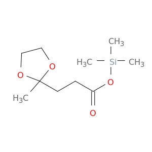 1,3-Dioxolane-2-propanoic acid, 2-methyl-, trimethylsilyl ester