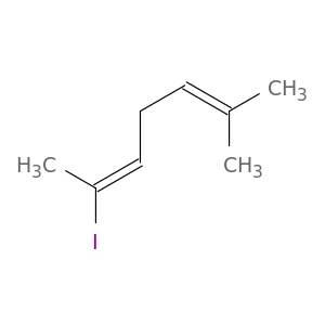 2,5-Heptadiene, 2-iodo-6-methyl-, (E)-