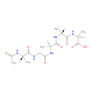 L-Alanine, N-[N-[N-[N-(N-acetyl-L-alanyl)glycyl]-L-alanyl]-D-alanyl]-
