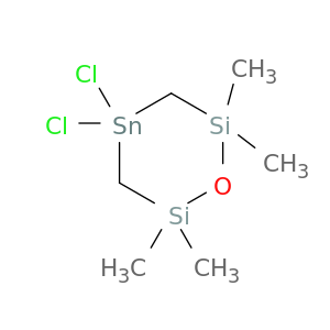 1-Oxa-2,6-disila-4-stannacyclohexane, 4,4-dichloro-2,2,6,6-tetramethyl-