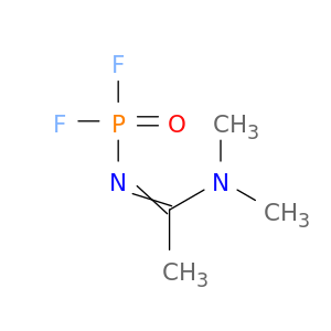 Phosphonic difluoride, P-[[1-(dimethylamino)ethylidene]amino]-