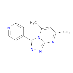 1,2,4-Triazolo[4,3-a]pyrimidine, 5,7-dimethyl-3-(4-pyridinyl)-