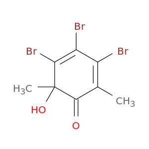 2,4-Cyclohexadien-1-one, 3,4,5-tribromo-6-hydroxy-2,6-dimethyl-