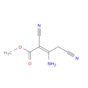 2-Butenoic acid, 3-amino-2,4-dicyano-, methyl ester, (Z)-