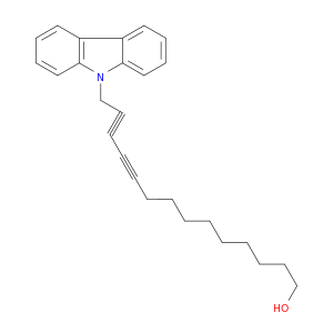 10,12-Tetradecadiyn-1-ol, 14-(9H-carbazol-9-yl)-
