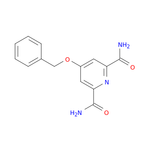 2,6-Pyridinedicarboxamide, 4-(phenylmethoxy)-