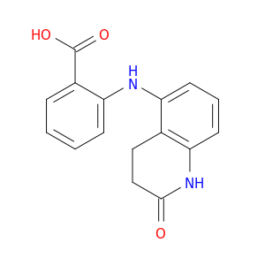 Benzoic acid, 2-[(1,2,3,4-tetrahydro-2-oxo-5-quinolinyl)amino]-