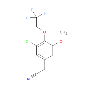 2-[3-Chloro-5-methoxy-4-(2,2,2-trifluoroethoxy)phenyl]acetonitrile