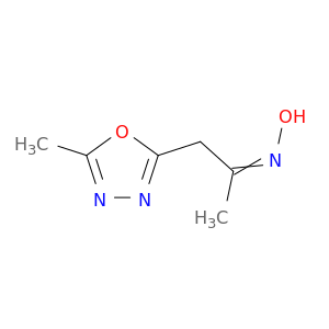2-Propanone, 1-(5-methyl-1,3,4-oxadiazol-2-yl)-, oxime