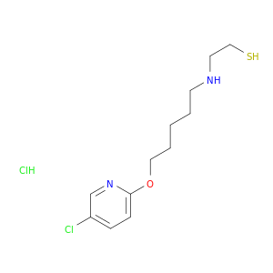 2-({5-[(5-chloropyridin-2-yl)oxy]pentyl}amino)ethanethiol hydrochloride(1:1)
