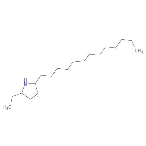 Pyrrolidine, 2-ethyl-5-tridecyl-