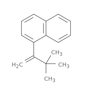 Naphthalene, 1-(2,2-dimethyl-1-methylenepropyl)-