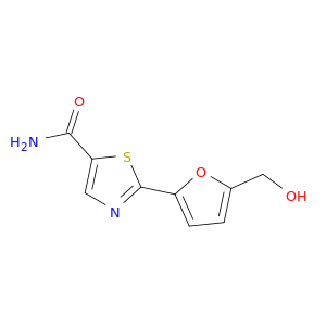 5-Thiazolecarboxamide, 2-[5-(hydroxymethyl)-2-furanyl]-
