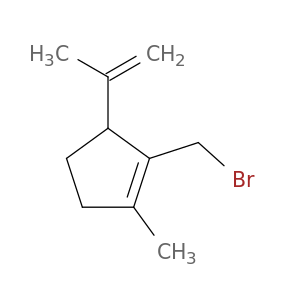 Cyclopentene, 2-(bromomethyl)-1-methyl-3-(1-methylethenyl)-