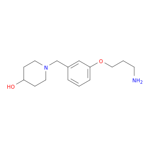 4-Piperidinol, 1-[[3-(3-aminopropoxy)phenyl]methyl]-