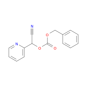 Carbonic acid, cyano-2-pyridinylmethyl phenylmethyl ester