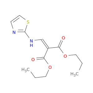 Propanedioic acid, [(2-thiazolylamino)methylene]-, dipropyl ester